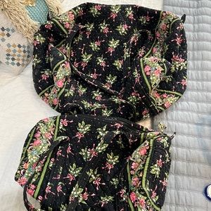 VEra Bradley duffel bag set